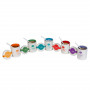 Sal marina de Bora Bora con vainilla de Tahití en un tarro de cerámica