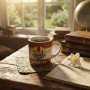 Tazza da caffè con bandiera polinesiana