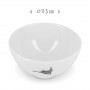 Melamin-Schale mit polynesischem Tattoo-Motiv: Mantarochen