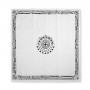 Mantel cuadrado polinesio, 4 piezas