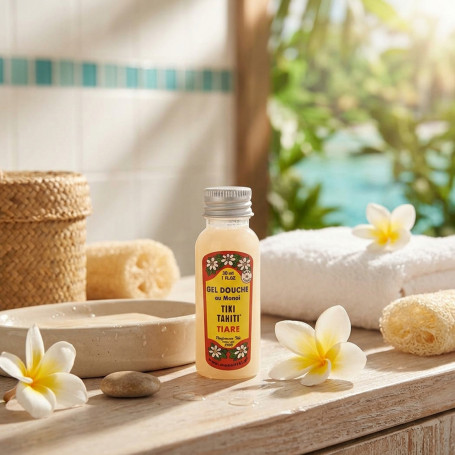 Gel de banho com monoi Tiki Tahiti tiaré 30 ml