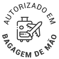 Autorizado em bagagem de mão