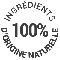 Ingrédients 100% d'origine naturelle