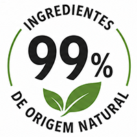 99% Ingredientes de origem natural