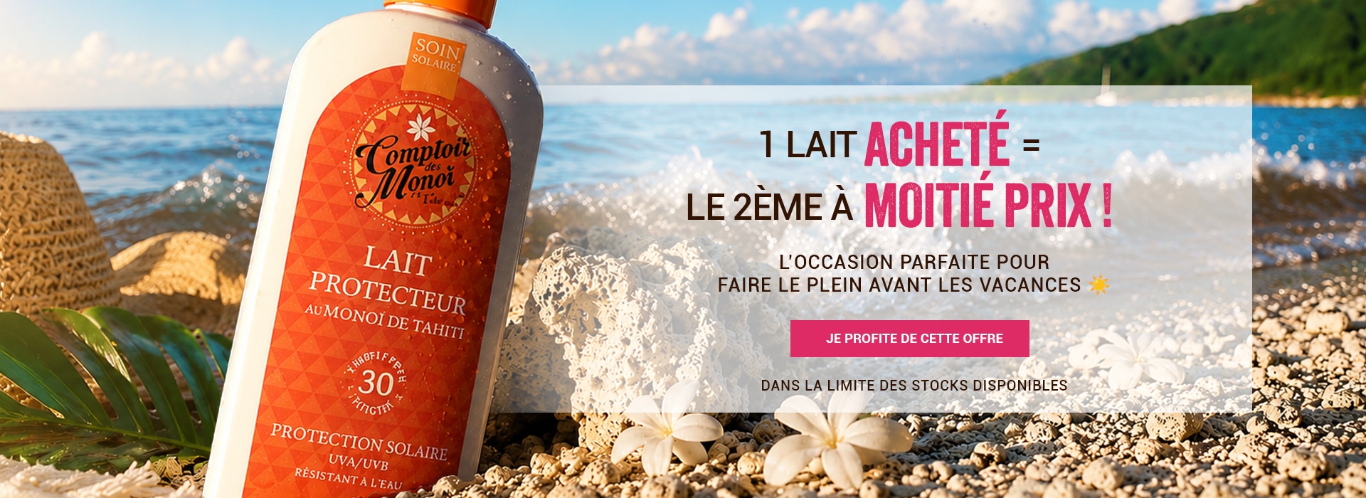 Slide Comptoir des Monoi